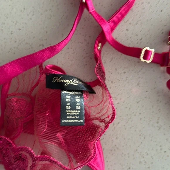 Honey Birdette Hearts Sequin Set - Picture 8 of 11